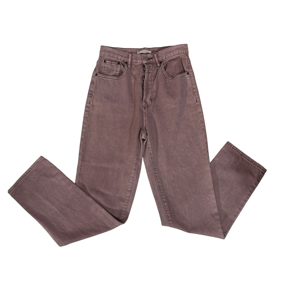 PacSun Dad Jean Dusty Rose Pink Button Fly Denim Pants Women Size 26‎